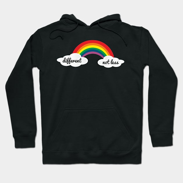 Different Not Less Autism Awareness Hoodie by Flippin' Sweet Gear